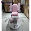 Silla Spa para Pies Todo en Uno Rosa de Diseño Único para Mujeres, Silla Pedicura Mariposa Manicura, Silla Baño de Pies Comercial, Hecho a Medida