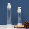 Frasco a vácuo pequeno para viagem PP frasco a vácuo para loção 150ml 200ml 250ml frasco a vácuo tipo pump