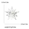 Broche Grande Flor de Diamante Colorido Estrela de Ano Novo Europeu e Americano Moda Feminina Sentido de Alto Padrão Liga de Zinco Diamante Corsage Alfinete de Lapela
