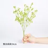 Arranjo de flores artificiais Gipsofila, decoração com flores secas, buquê floral de alta qualidade, ornamento de flor de plástico, flores artificiais azuis, plantas verdes