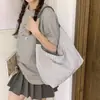 Bolso de mano informal a rayas con estampado de leopardo para mujer 2026 Nuevo de gran capacidad, versátil, para el hombro, para ir al trabajo y el ocio, bolso de axila