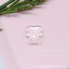 Arte de Unhas Estilo Japonês Vidro Transparente Cor de Feijão Cartão de Cores Esmalte de Unha Cor Resina Adesivos Peças Criativas para Unhas Cristal