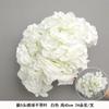 Flor de simulación blanca, flor de seda para boda, decoración de escena de boda, arreglo floral para escenario, material floral, arte floral, rosa, flor falsa