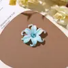 Encantadora Branco Nevoeiro Gradiente Dopamina Cravejada de Diamantes Acrílico Flor de Íris DIY Brincos Doces Acessórios de Cabelo Peças de Decoração para Sapatos