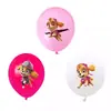 Globos Rosas Tema Paw Patrol Decoración Fiesta Cumpleaños Látex Grueso 12 Pulgadas Globos Paw Patrol