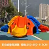 Espaço Externo para Crianças de Jardim de Infância Estrutura de Escalada Cápsula Espacial Rampa de Escalada Espessa de Plástico Interior Brinquedo de Escalada em Rocha Hemisférica