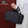 Bolsa de Maquiagem de Alto Valor com Bolinhas Frescas Três Camadas Grande Capacidade Portátil de Mão para Deslocamento Viagem de Negócios Viagem Bolsa de Armazenamento de Maquiagem Colorida