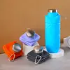 Botella de Agua Deportiva Plegable de Silicona Personalizada por el Fabricante 700ml Botella de Agua para Viajes al Aire Libre Taza Retráctil Portátil Regalo