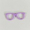 Accesorios para montura de gafas de resina de colores con dibujos animados, accesorios para muñecas DIY, accesorios para gafas pequeñas, accesorios de decoración para gafas de sol.