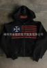 Comercio Exterior Transfronterizo Sudadera Versátil Estilo Retro Americano Sudadera de Calle Hermosa Gratuita Chaqueta con Letras Moda Amazon