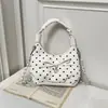 Bolso Bandolera con Cadena, Exquisito Diseño de Nube de Lunares Estilo Coreano, Nuevo Estilo Dulce y Fresco, Diseño Plisado, Elegante Bolso de Hombro
