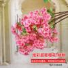 Simulación Rama de Cerezo Rama de Flor de Durazno Decoración de Flor Falsa Interior y Exterior Árbol de Cerezo Boda Flor de Pera Flor de Seda de Plástico Ratan de Techo