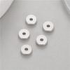 Jiexing DIY accesorios básicos cuentas redondas cuentas sueltas chapado con retención de color latón cuentas redondas pulsera pulsera materiales de joyería