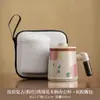 Juego de Té de Oficina Ruyao Rosa Retro con Hortensia y Mango de Madera, Taza de Té, Lata de Té, Regalo de Negocios, Personalizable