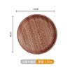 Bandeja de Madera de Ébano Estilo Ins Bandeja Pequeña de Madera Plato Rectangular Japonés para Cena Pastel Pan Café Té Posavasos de Madera Maciza