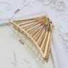 Pinza para el pelo de metal estilo minimizado Pinza pequeña para el pelo Accesorios para el pelo retro europeos y americanos Accesorios para la cabeza coreanos