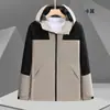 Chamarra de trabajo personalizada, uniforme de grupo impermeable, gabardina de trabajo para otoño e invierno, chamarra ligera con estampado de logo y bordado