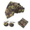 Nova Estilo 2025 Gravata Jacquard Masculina 8cm Moda Masculina Formal de Negócios Alta Qualidade Amarrada à Mão Feita Sob Medida