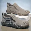 Sapatos Masculinos 20026 Novo Outono Respirável Casual Sapatos de Proteção do Trabalho Obra de Construção Trabalho ao Ar Livre Montanhismo Roupa de Trabalho Sapatos Martin Tendência