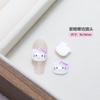 Accesorios de Arte de Uñas de Dibujos Animados de Moda Gato Kt Lazo de Resina 3D Piezas de Uñas Portátiles Decoraciones para Uñas