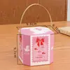 Caja de Empaque para Turrón Regalo del Día de San Valentín Caja para Dulces Galletas Caja de Regalo para Hornear Chocolate