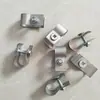 Pinza de Acero Inoxidable, Varilla de Carbono de Silicio, Pinza de Capa de Gel, Accesorios para Probador de Capa de Gel, con Tornillos, Pinza de Acero Inoxidable