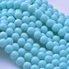 Novas contas de porcelana com esmalte de vidro na cor natural de 10 mm, contas redondas que não desbotam, material para pulseira de contas feita à mão, acessórios de colar em lote