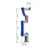Braço Robótico Industrial de Mesa Pequeno Assistivo Robô Colaborativo de Seis Eixos Braço Robótico Robô Colaborativo Automatizado Titânio
