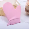 Guantes para loción corporal, artefacto para untar aceite de bronceado, loción corporal, crema para rostro sin maquillaje, herramientas perezosas, guantes de flocado a prueba de humedad