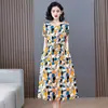 2026 Nueva Bata de Noche de Algodón y Seda de Alta Gama, Elegante Vestido para Mamá, Ropa para el Hogar, Ropa de Dormir Tallas Grandes, Cómoda, Holgada, Adelgazante