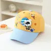 Gorra Versátil de Primavera 2026 para Bebés y Niños Pequeños Gorra de Béisbol con Bordado de Parche de Dibujos Animados Gorra de Sol Moderna y Elegante