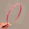Diadema fina ondulada para mujer, alta en la coronilla, con dientes, antideslizante, para sujetar el cabello en su lugar, adecuada para lavarse la cara, aplicar mascarilla facial y uso diario como accesorio para el cabello