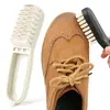 Cepillo de Gamuza 2 en 1 para Tenis, Descontaminación y Limpieza, Cepillo de Goma para Zapatos, Artículos de Cuero para Espacios de Pared, Zapatos de Cuero, Cepillo para Cuidado de Zapatos de Gamuza