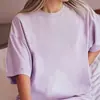 Camiseta Básica de Manga Corta de Algodón Puro 180g Transfronteriza para Hombres y Mujeres en Primavera, Otoño e Invierno Talla Europea Holgada Camiseta Interior Básica