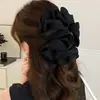 Pinza de Garra de Burbuja de Nube de Satén Estilo Coreano para Mujer Pinza de Tiburón Grande de Alta Gama 2026 Nuevo Estilo Pinza para el Cabello Adelgazante para la Cara Tocado