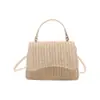 Bolsa de Ombro Fashion e Simples 2026 Verão Nova Bolsa Casual para o Dia a Dia para Mulheres Bolsa Transversal Nicho Tendência