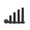 Juego de Tornillos y Tuercas Hexagonales Externas Grado 8.8 Negro de Rosca Completa y Media Rosca con Combinación de Arandelas Planas y de Resorte Gb M6~M27 Juego en Caja