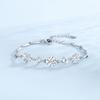 Moda estilo coreano Amor Carro Flor Trevo de quatro folhas Pulseira Feminina Simples Estilo ins Distintiva Pulseira Trevo de quatro folhas em forma de coração