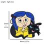 Insignia metálica periférica de personaje de dibujos animados europeo y americano serie Mickey Minnie Princess enano Winnie the Pooh broche al por mayor