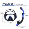 Gafas de buceo de cristal templado para hombre y mujer, máscara de gafas de natación profesional integrada antivaho para adultos, venta al por mayor