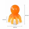 Peine de masaje de pulpo masajeador de meridianos para la cabeza peine para terapia de acupuntos del cuero cabelludo pulpo portátil de dientes anchos grandes peine raspador