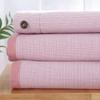 Algodão Tecido Grosso de Verão Tapete Refrescante Conjunto de Três Peças Tapete com Ar Condicionado Lençol Capa de Cama para Casa Dormitório de Estudante Cama de Solteiro/Casal Verão