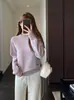 Estilo descontraído, casual, rejuvenescedor, blusa redonda soltinha com mangas raglan, moletom curto para mulheres, novo outono/inverno 2026, H090909