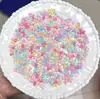 Cuentas Espaciadoras de Cruz Acrílicas Color Macarrón Accesorios Hechos a Mano DIY 10mm Cadena de Teléfono Llavero Cuentas Sueltas