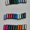 Hebillas de zapato coloridas de aluminio anodizado, sin cordones, hebillas de cordón fáciles de usar para zapatillas, hebillas de perilla de metal estilo dopamina