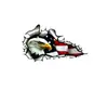 Pegatina de Coche Bandera Americana Águila Americana con Lágrima 3D Tema Patriótico Pegatina Decorativa para Carrocería de Coche Impermeable Protector Solar