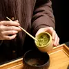 Colher de Chá de Bambu Artesanal Estilo Japonês, Agulha de Chá de Bambu, Pá de Chá, Colher de Chá, Pá de Chá, Colher de Chá, Acessórios para Cerimônia do Chá