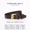 Cinturón de Cuero Genuino de Vaca para Mujer, Diseño Versátil, Accesorio de Moda para Mujer, Cinturón Decorativo de Gama Alta para Damas