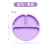 El nuevo juego de vajilla de silicona para niños de Amazon es fácil de limpiar y cuenta con un plato de silicona con cara sonriente de tres compartimentos con accesorio de ventosa.