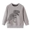 Ropa infantil estilo europeo y americano otoño e invierno algodón manga larga suéter top suéter Terry de manga larga para niños ropa infantil